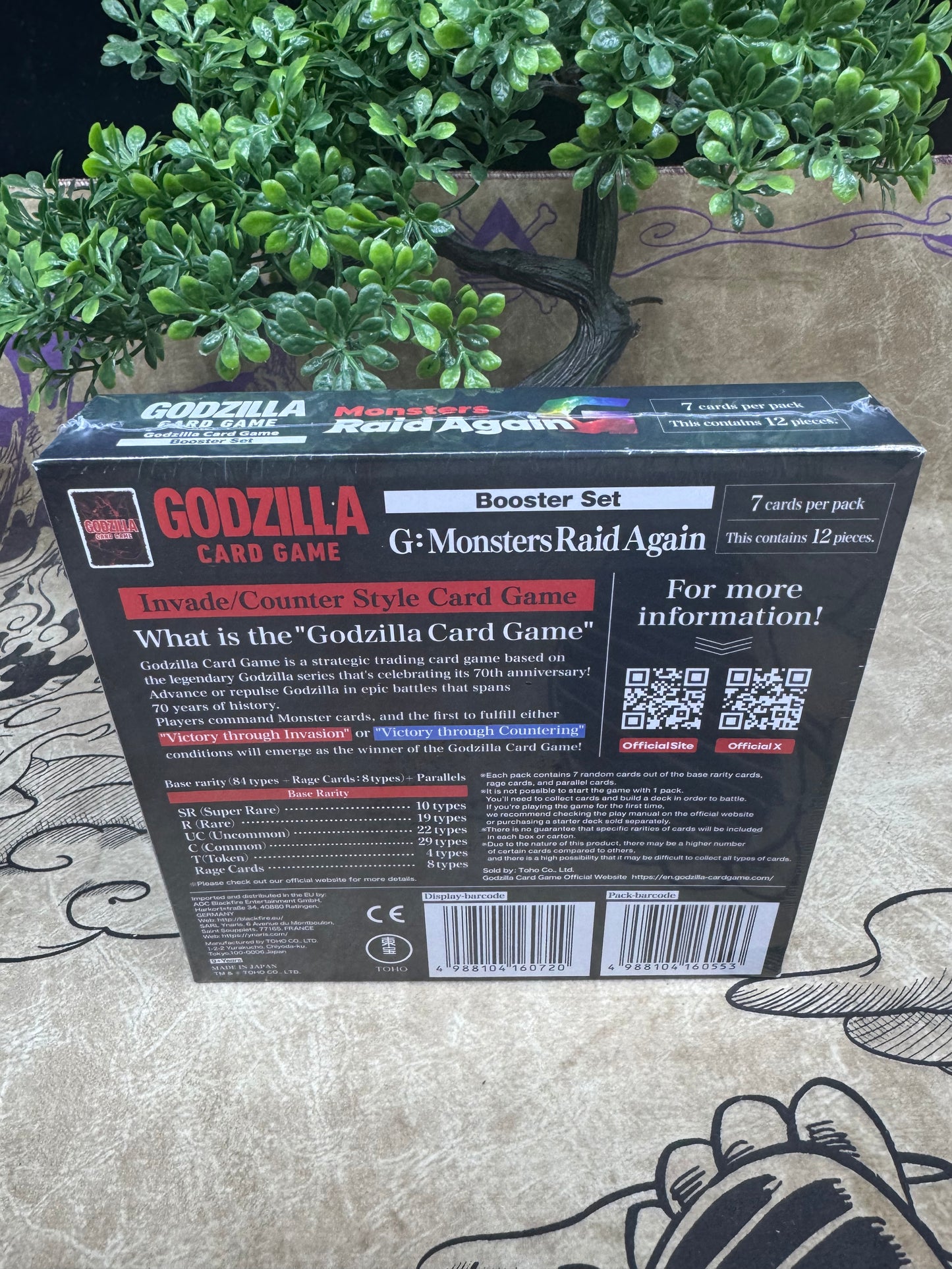 Godzilla Card Game - Booster Box - Monsters Raid Again