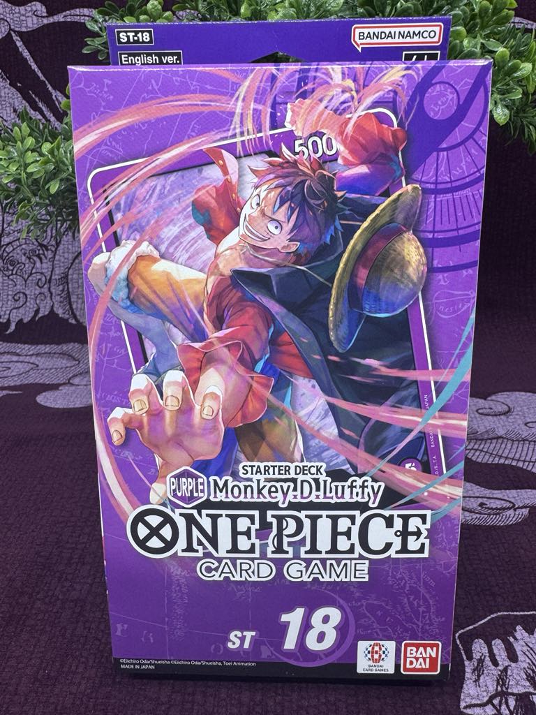 ONE PIECE TCG: PURPLE MONKEY.D.LUFFY STARTER DECK (ST-18)