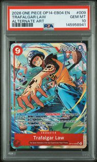 PSA & Beckett 10 Slab Club – Tier 1 (One Piece Monthly Subscription)