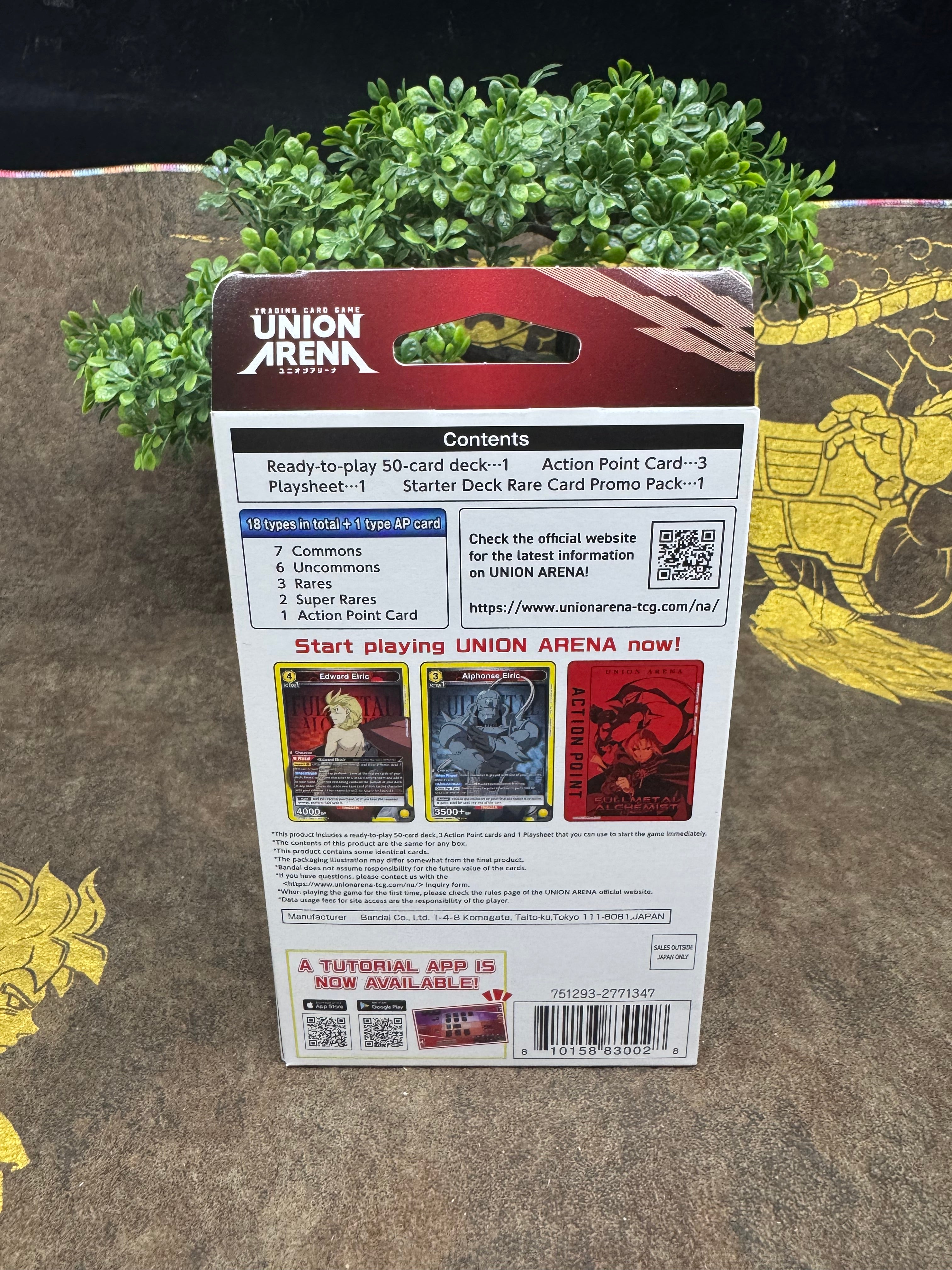 Union Arena - Starter Deck - Fullmetal Alchemist – Matrix TCG Store