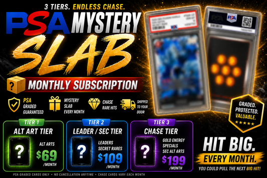 PSA 10 Slab Club – Tier 1 (Monthly Subscription)
