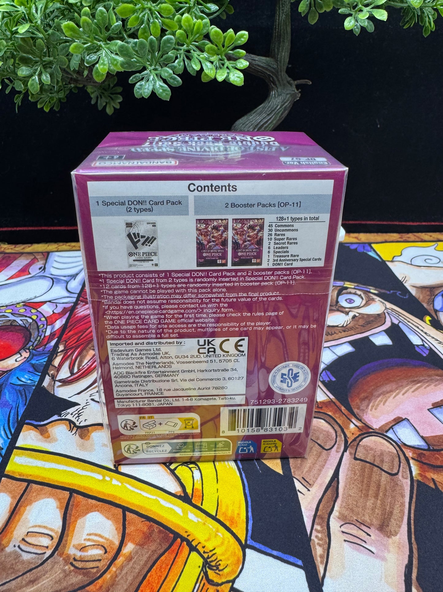 One Piece Card Game - Double Pack Set (A Fist of Divine Speed)