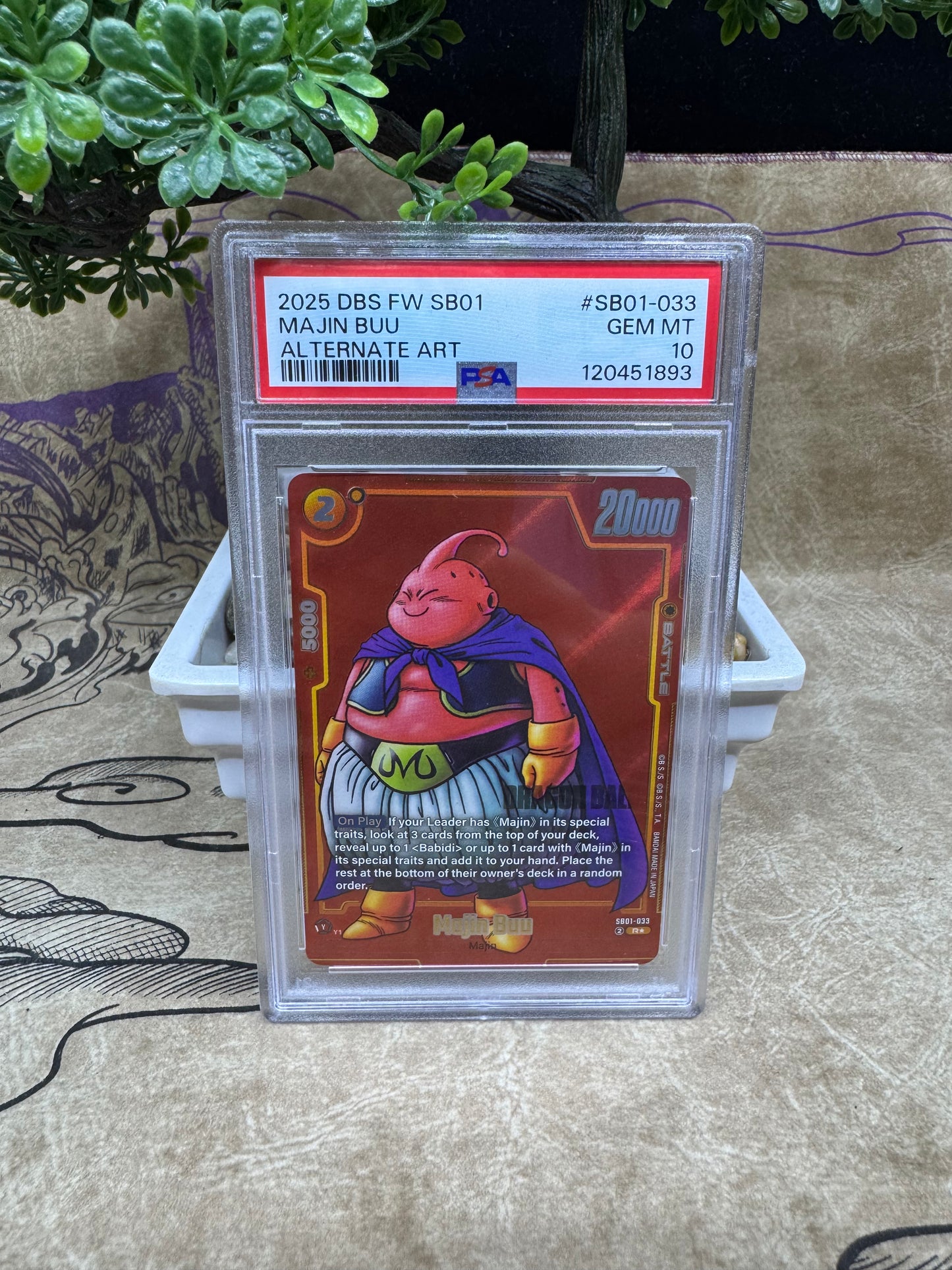 Majin Buu – PSA 10 (Manga Booster 01 Alternate Art)