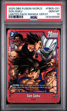 PSA & Beckett 10 Slab Club- Tier 3 (Dragon Ball Fusion World Monthly Subscription)