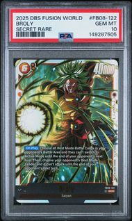 PSA & Beckett 10 Slab Club - Tier 2 (Dragon Ball Fusion World Monthly Subscription)
