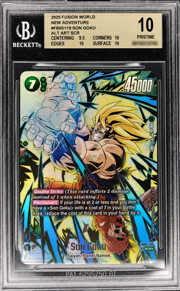 PSA & Beckett 10 Slab Club- Tier 3 (Dragon Ball Fusion World Monthly Subscription)