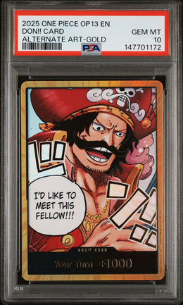 PSA & Beckett 10 Slab Club - Tier 2 (One Piece Monthly Subscription)