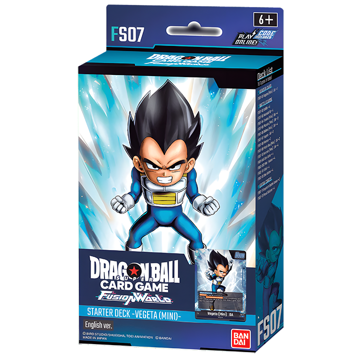 Dragon Ball Fusion World Mini Vegeta Starter Deck 07