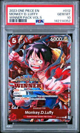 PSA & Beckett 10 Slab Club – Tier 1 (One Piece Monthly Subscription)