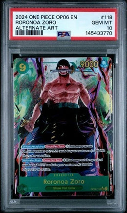 PSA & Beckett 10 Slab Club- Tier 3 (One Piece Monthly Subscription)