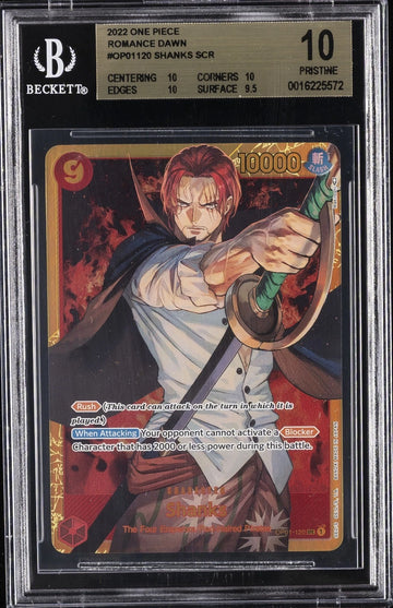 PSA & Beckett 10 Slab Club - Tier 2 (One Piece Monthly Subscription)