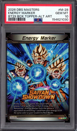 PSA & Beckett 10 Slab Club – Tier 1 (Dragon Ball Masters Monthly Subscription)