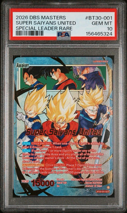 PSA & Beckett 10 Slab Club - Tier 2 (Dragon Ball Masters Monthly Subscription)