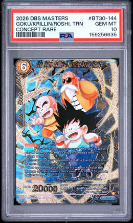 PSA & Beckett 10 Slab Club - Tier 2 (Dragon Ball Masters Monthly Subscription)