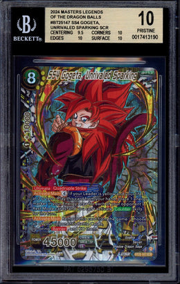 PSA & Beckett 10 Slab Club - Tier 3 (Dragon Ball Masters Monthly Subscription)