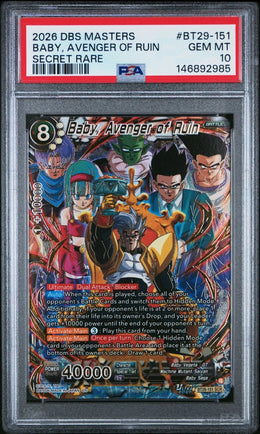 PSA & Beckett 10 Slab Club - Tier 3 (Dragon Ball Masters Monthly Subscription)