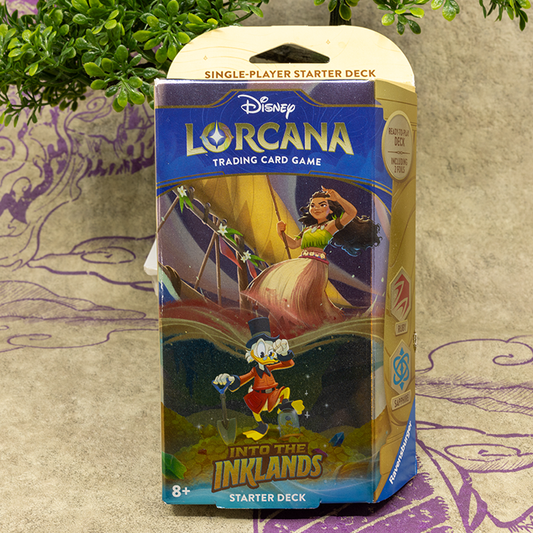 Disney Lorcana Into the Inklands Starter Deck (Ruby & Sapphire)